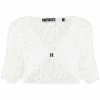 ROTATE Clothing White 'Milandran' Crochet Crop Top 2 ROTATE Clothing White 'Milandran' Crochet Crop Top
