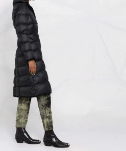 Moncler Black 'Bellevalia' Long Coat