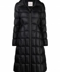 Moncler Black 'Bellevalia' Long Coat