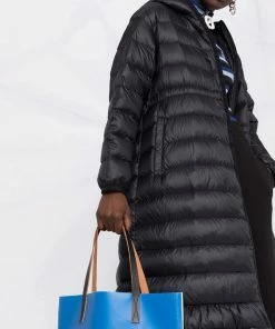 Moncler Black 'Bunias' Long Coat