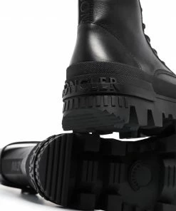Moncler Black 'Carinne' Ankle Boots