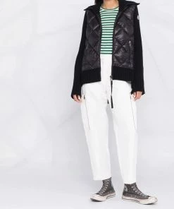 Moncler 'Contrasting Knitted Quilt Jacket'