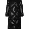 Moncler Black 'Cotonniere' Long Coat