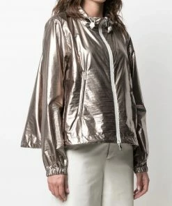 Moncler 'Eschamali' Metallic Bronze Jacket