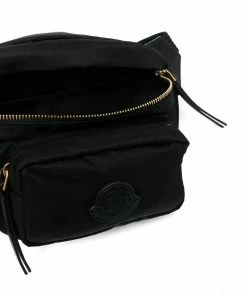 Moncler 'Felicie' Black Logo Patch Belt Bag 13 Moncler 'Felicie' Black Logo Patch Belt Bag