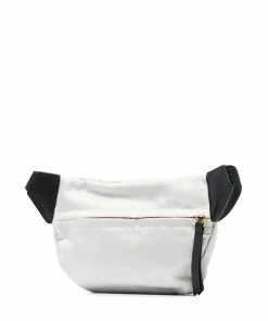 Moncler White 'Felicie' Black Logo Patch Belt Bag 9 Moncler White 'Felicie' Black Logo Patch Belt Bag
