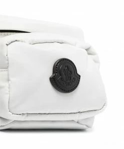 Moncler White 'Felicie' Black Logo Patch Belt Bag 11 Moncler White 'Felicie' Black Logo Patch Belt Bag
