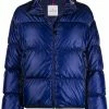 Moncler 'Grenit' Blue Cropped Padded Jacket