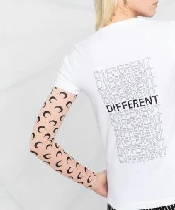 Moncler White 'Same But Different' T-shirt