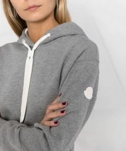 Moncler 'Cut-Out Logo Hoodie'