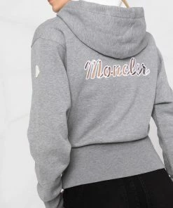 Moncler 'Cut-Out Logo Hoodie'