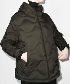 Moncler Military Green 'Lepturus' Hooded Bomber Jacket
