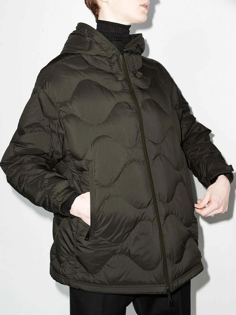 Moncler Military Green 'Lepturus' Hooded Bomber Jacket 4 Moncler Military Green 'Lepturus' Hooded Bomber Jacket