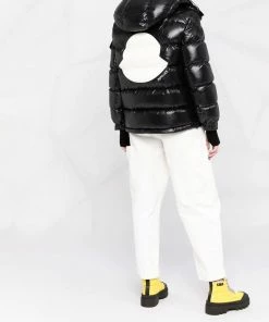 Moncler Black 'Fustet' Padded Jacket