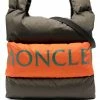 Moncler Military Green And Orange 'Legere' Large Tote Bag