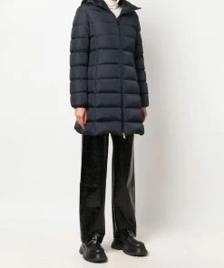 Moncler Dark Navy 'Gie' Padded Coat