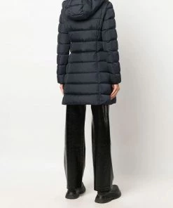 Moncler Dark Navy 'Gie' Padded Coat