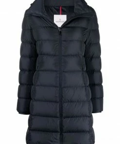 Moncler Dark Navy 'Gie' Padded Coat
