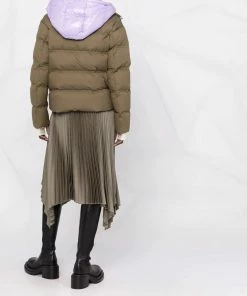 Moncler Green And Lilac 'Loctudy' Jacket