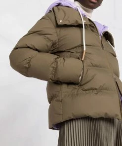 Moncler Green And Lilac 'Loctudy' Jacket