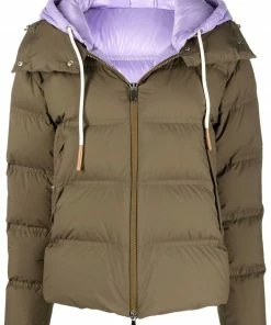 Moncler Green And Lilac 'Loctudy' Jacket