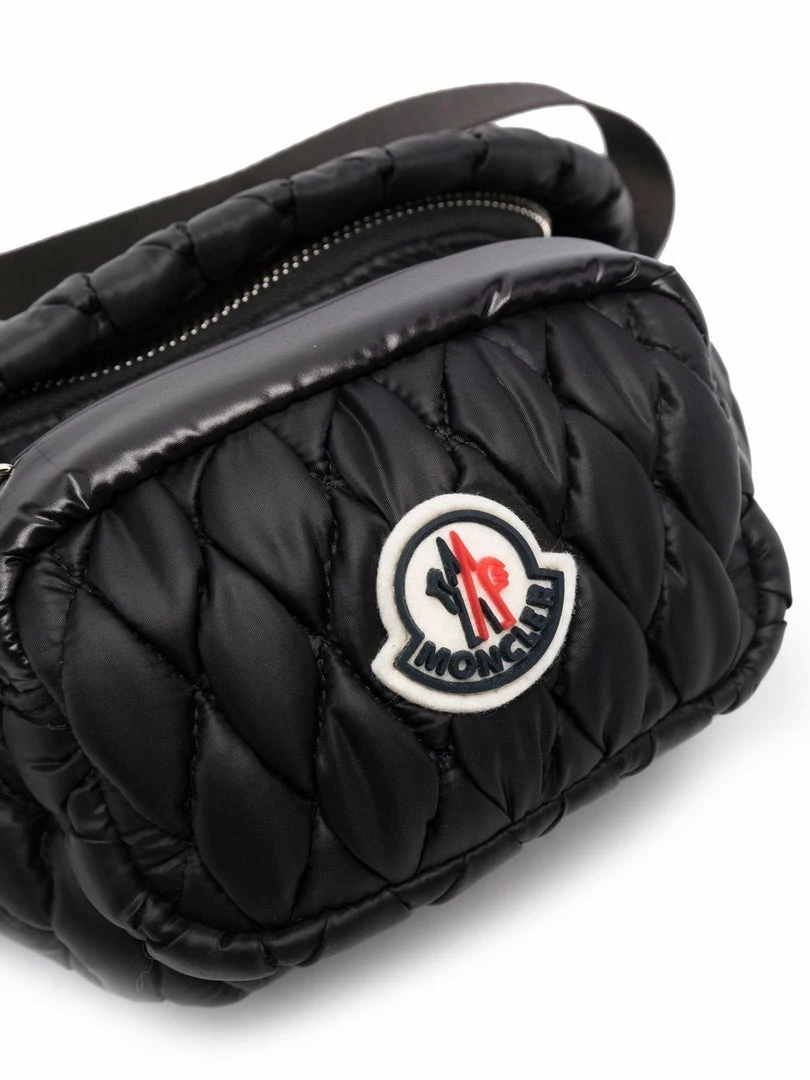 Moncler Black 'Felicie' Quilted Belt Bag 6 Moncler Black 'Felicie' Quilted Belt Bag