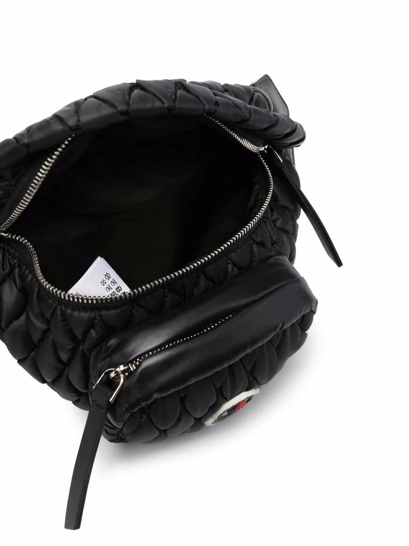 Moncler Black 'Felicie' Quilted Belt Bag 7 Moncler Black 'Felicie' Quilted Belt Bag