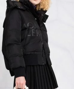 Moncler Black 'Homogyne' Bomber Jacket