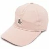 Moncler Pink 'Logo Patch Baseball Cap'