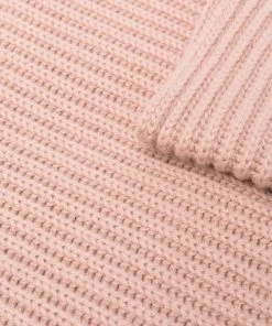 Moncler Pink 'Love Logo Patch Scarf'