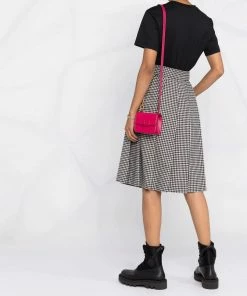 Moncler Black 'Love Logo Patch T-shirt'