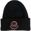 Moncler Black 'Love Patch Beanie'