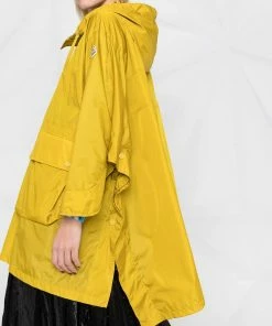 Moncler Yellow 'Printseps' Rain Poncho
