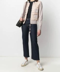 Moncler Navy 'Front Logo Embroidered T-shirt'