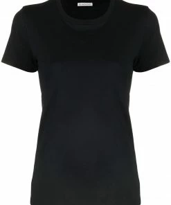 Moncler Navy 'Front Logo Embroidered T-shirt'