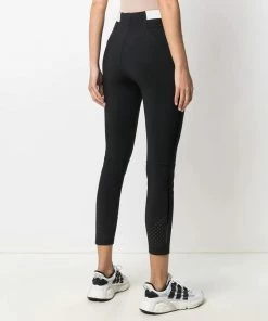 Moncler Black 'Brand Detailed Perforated Leggings' 10 Moncler Black 'Brand Detailed Perforated Leggings'