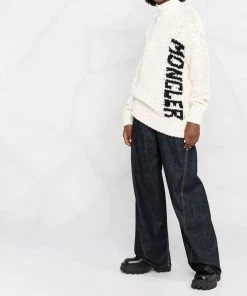 Moncler 'Logo-Intarsia Knitted Jumper'