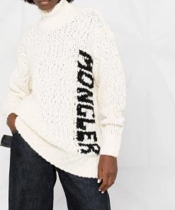 Moncler 'Logo-Intarsia Knitted Jumper'