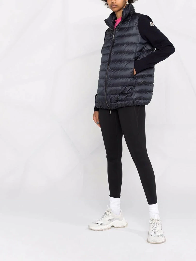 Moncler Navy 'Padded Zip-Up Jacket' 8 Moncler Navy 'Padded Zip-Up Jacket'