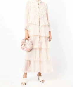 Stella Nova 'Monroe' Tiered Sheer Long Dress