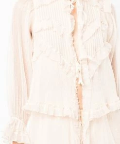 Stella Nova 'Monroe' Tiered Sheer Long Dress