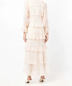 Stella Nova 'Monroe' Tiered Sheer Long Dress