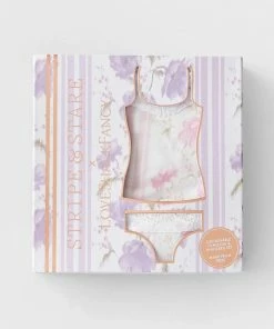 Stripe And Stare All In One ‘Morning Bliss Lace Cami And Knicker Set’ 20 Stripe And Stare All In One ‘Morning Bliss Lace Cami And Knicker Set’