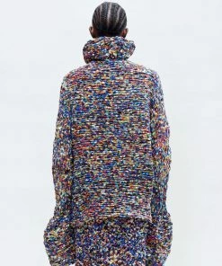 DRIES VAN NOTEN Multicoloured 'Vibe' Ruffled Collar Jacket Clothing