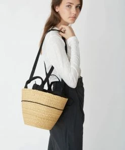 Muun Bags 'Line' Straw Bag