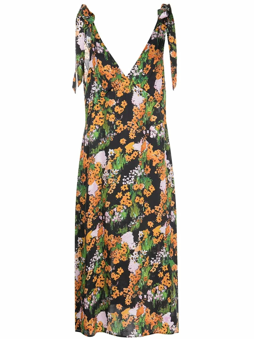 Stine Goya 'Naima' Floral Midi Dress 3 Stine Goya 'Naima' Floral Midi Dress