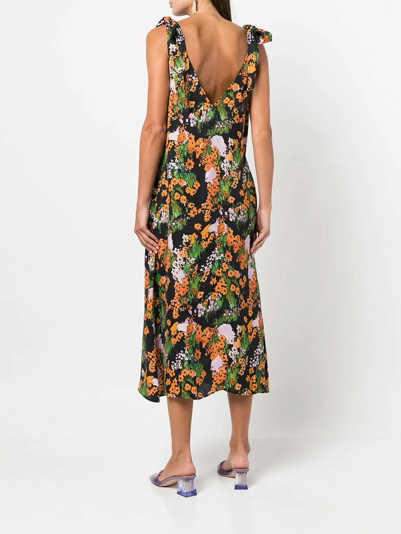 Stine Goya 'Naima' Floral Midi Dress 6 Stine Goya 'Naima' Floral Midi Dress
