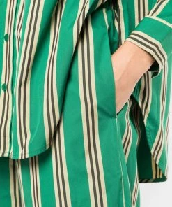 Baum Und Pferdgarten Green 'Naironi' Striped Trousers