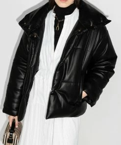 NANUSHKA Clothing Oversized ‘Hide’ Vegan Leather Puffer Jacket