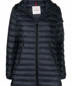 Moncler Navy 'Ments' Short Parka